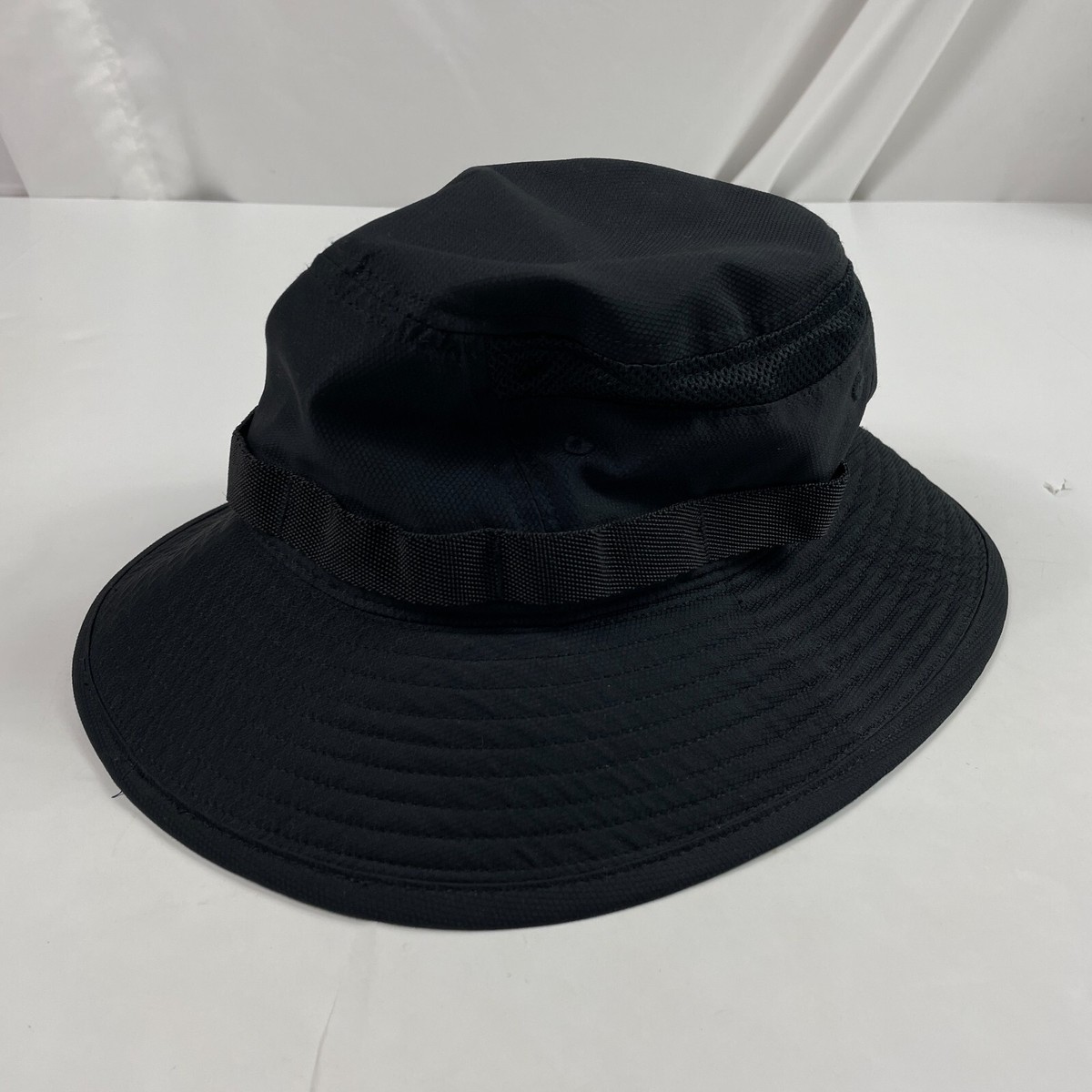 Adidas Hat Cap One Size Black Bucket Hip Hop Mesh Breathable