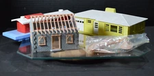 O Scale Lot of 3 Used Buildings