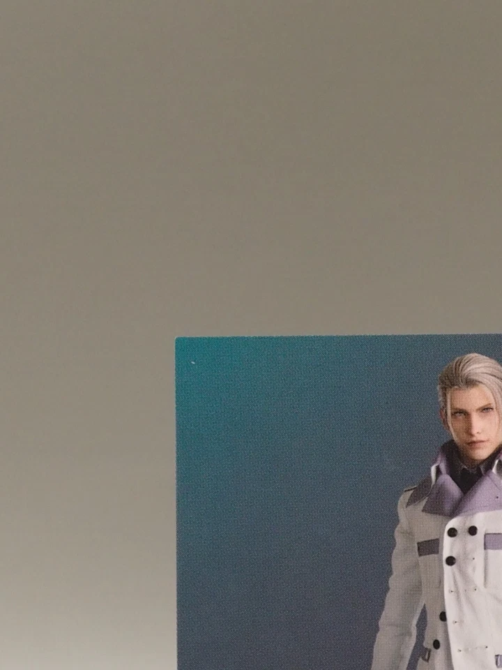 Tarjetas coleccionables Rufus Shinra Final Fantasy VII Museo de Arte 1-082 Japón J219 Foto 3 de 4