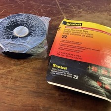 Scotch 22 1  X 36 YD Electrical Tape Rubber Adhesive Black NOS 