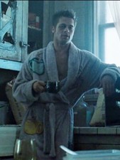 Tylar Durden FC Soft Bath Robe Terry Towel Coat for Unisex Purple White Sky Blue