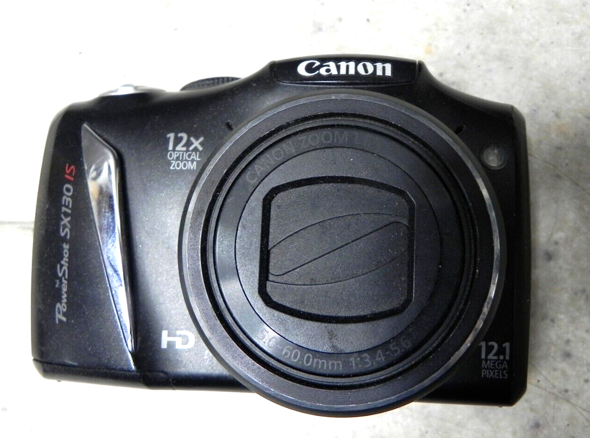 Canon PowerShot SX130is Digital Camera-12.1MP, 12x Zoom | eBay