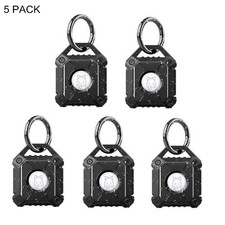 3/5 Pack Waterproof Airtag Holder Keychain Case Compatible Apple Air Tag Tracker