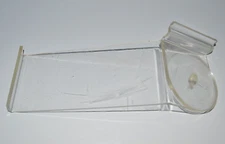 Clear Acrylic Swivel Slatwall Display Shelf for Shoe etc. Retail, Showroom