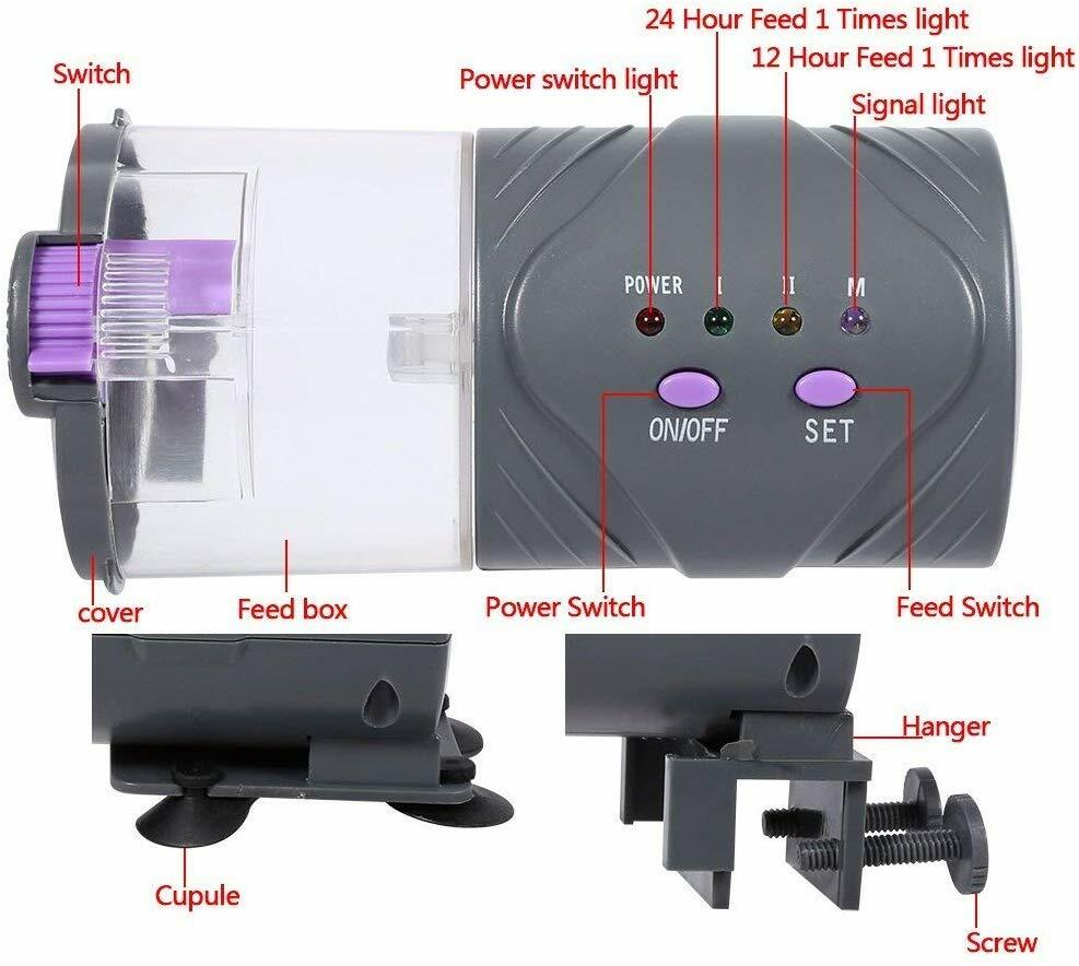 automatic fish feeder for biorb