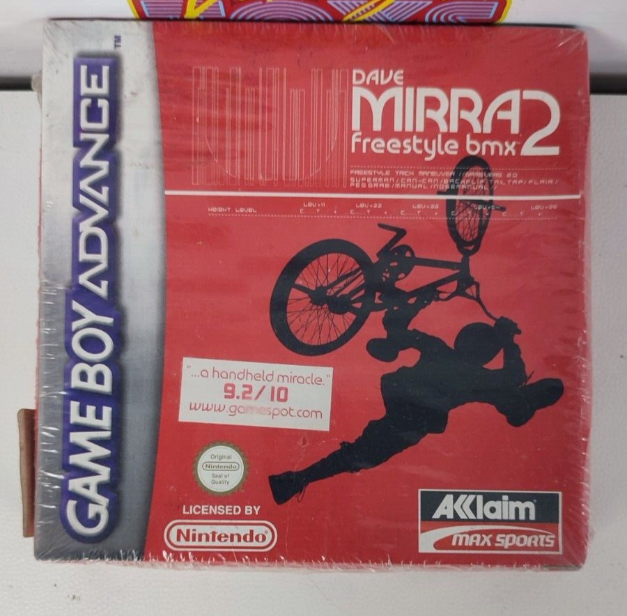 Dave Mirra 2 Freestyle Bmx Aklaim Gameboy Nintendo Game Boy Advance Gba Eng  Ita | eBay