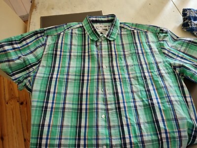 herren hemden kurzarm 3xl Pioneer Grün Karriert......