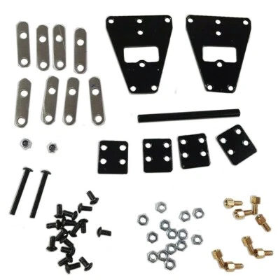 MARKENLOS Fahrwerk-Höherlegung für Tamiya 4-Achser Arocs 4151, Scania 770S 8x4/4 SLT