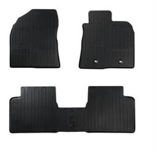 Genuine Toyota Front & Rear Rubber Car Mats Black Avensis 2011-18 PZ49LT035CRJ