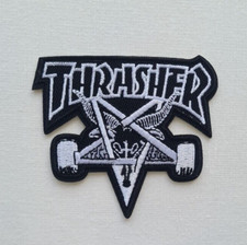 THRASHER Rock Punk Band Rock Novelty Craft Cool Iron On Patch Sew On Badge UK