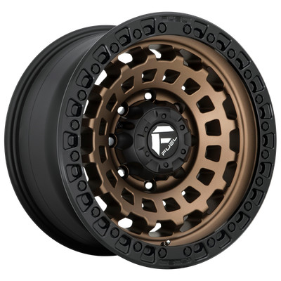 Fuel 1Pc ZEPHYR Matte Bronze Black Bead Ring 17x9'' Rim 5x127 5X5 +1 Each
