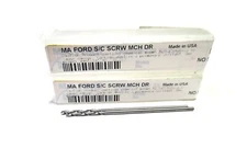 M.A. Ford (00655118) #57 .043 x 3/8 x 1-1/2 RH Carbide Screw Machine Drill 2 QTY