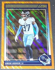 AMANI HOOKER /630 2024 Panini Score Football Lava #274 TENNESSEE TITANS