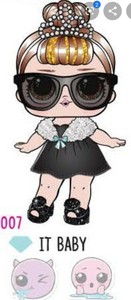 curious qt lol doll glitter