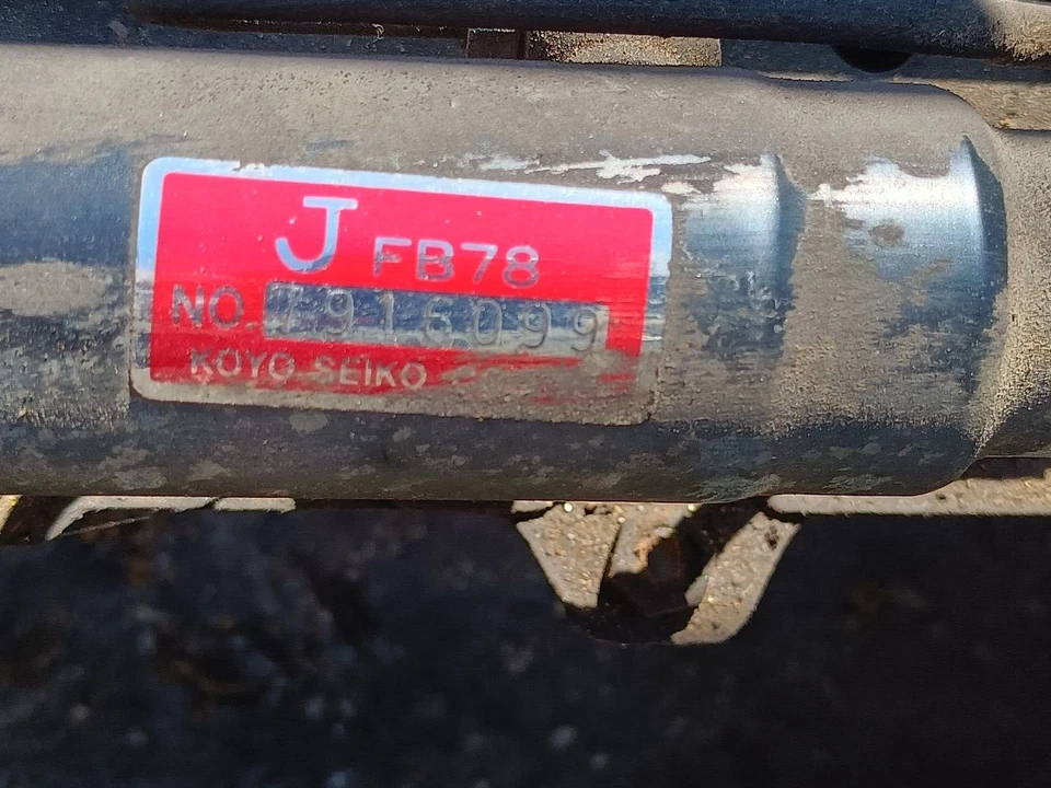 Steering Gear/Rack Power Rack And Pinion Fits 88 MAZDA RX7 USED - Image 3 of 4