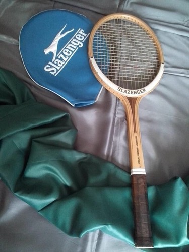 Racquet De Tennis Vintage SLAZENGER CHALLENGE N°1 En Bois - Occasion - Collector Rétro