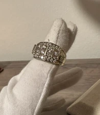 Pre-Owned Zales Men’s 10K Yellow Gold 2 CTW Diamond Ring 11 Grams Sz. 10