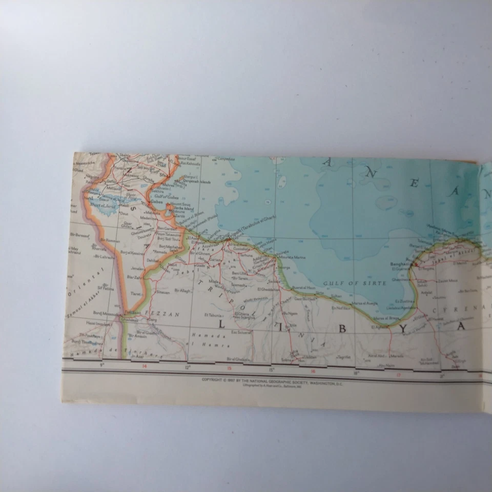 National Geographic Society Map Of Europe 1957 - Image 3 of 3