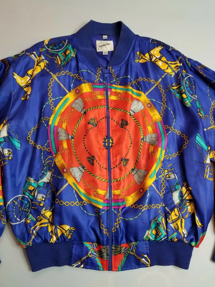 JACQUCELINE FERRAR UNISEX COLORFUL JACKET ONE SIZE MADE IN KOREA - Image 2 of 4