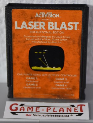 Laser Blast Atari VCS 2600 (1981) Modul Classic Retro Sammlung Kult