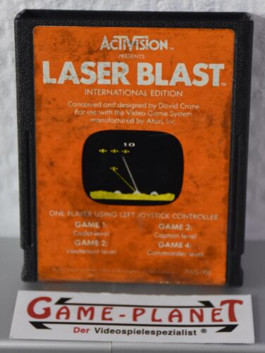 Módulo Laser Blast Atari VCS 2600 (1981) clásico retro colección culto - Imagen 1 de 1