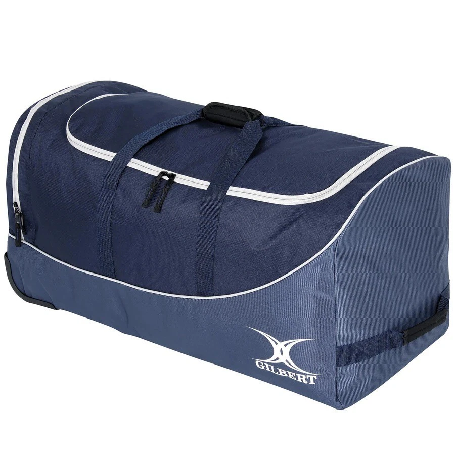 Gilbert Wheelie Team Bag Holdall Suitcase Trolley Club Travel V2 Tour Rugby Kit - Image 4 of 4
