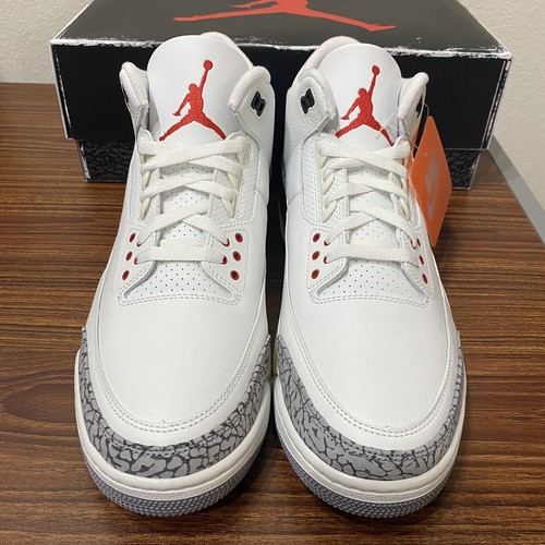 Nike Jordan 3 White Cement Reimagined 2023 DN3707-100 Size 12.5 SHIPS TODAY - Picture 6 of 11