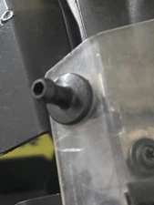 Flip down windshield ball stud for Polaris RZR