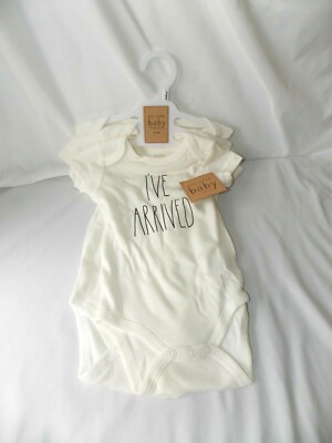 Rae Dunn Baby Clothes Piece Set One piece Bodysuit 6-9 Month