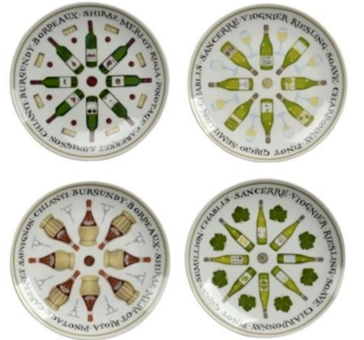 Clare Mackie For Bia Wine Cellar 19cm Side Plates - Set of 4