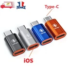 Crouch 120W iOS Female to USB-C Male Adapter, Type-C for iPhone iPad Mac