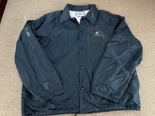 Lincoln Elks Country Club Jacket Windbreaker Blue Illinois Aureus Golf VTG