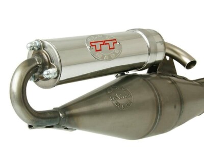 Peugeot Speedfight 4 Darkside LC 2T 50cc Leo Vince TT Performance Auspuff
