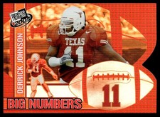 2005 Press Pass Big Numbers Derrick Johnson Rookie Texas Longhorns #BN 11