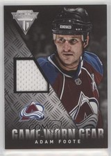 2013-14 Panini Titanium Game-Worn Gear Adam Foote #GG-AF 0o5t
