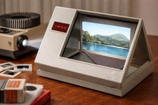 📽️ IMAC Daylight Table Screen – Schermo vintage per proiettori di diapositive