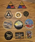 Lot of 11 Assorted Vintage USA Military Patches WW2 VIETNAM GRADUATE FLIGHT  f