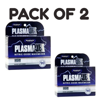 Gaspari Nutrition PlasmaJet   Nitric Oxide Maximizer   90 Capsules   Pack of 2