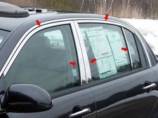 Ss Window Trim 10pc Fits 2004-2010 Kia Amanti Wp24800 Qaa Ss Window Trim 10pc Fits 2004-2010 Kia Amanti Wp24800 Qaa