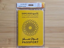 Abu Dhabi UAE / United Arab Emirates Dubai Expo 2020 Passport New With Holder!