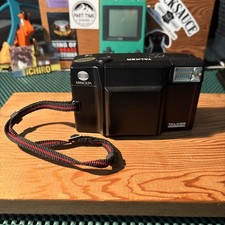 Vintage Minolta Talker Auto Focus Camera 35mm f/2.8 Prime Lens Japan Tested