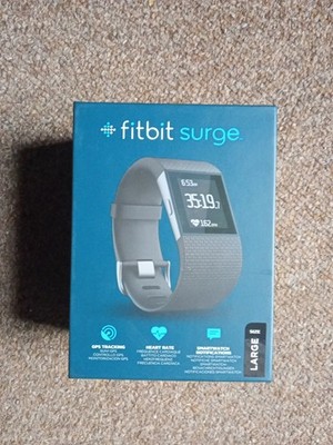 LEERKARTON - Fitbit Surge - Fitness Super Uhr - Größe L sehr guter Zustand