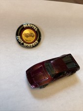1970 Hot Wheels Amx 2 Redline Car And Badge 1970 Hot Wheels Amx 2 Redline Car And Badge