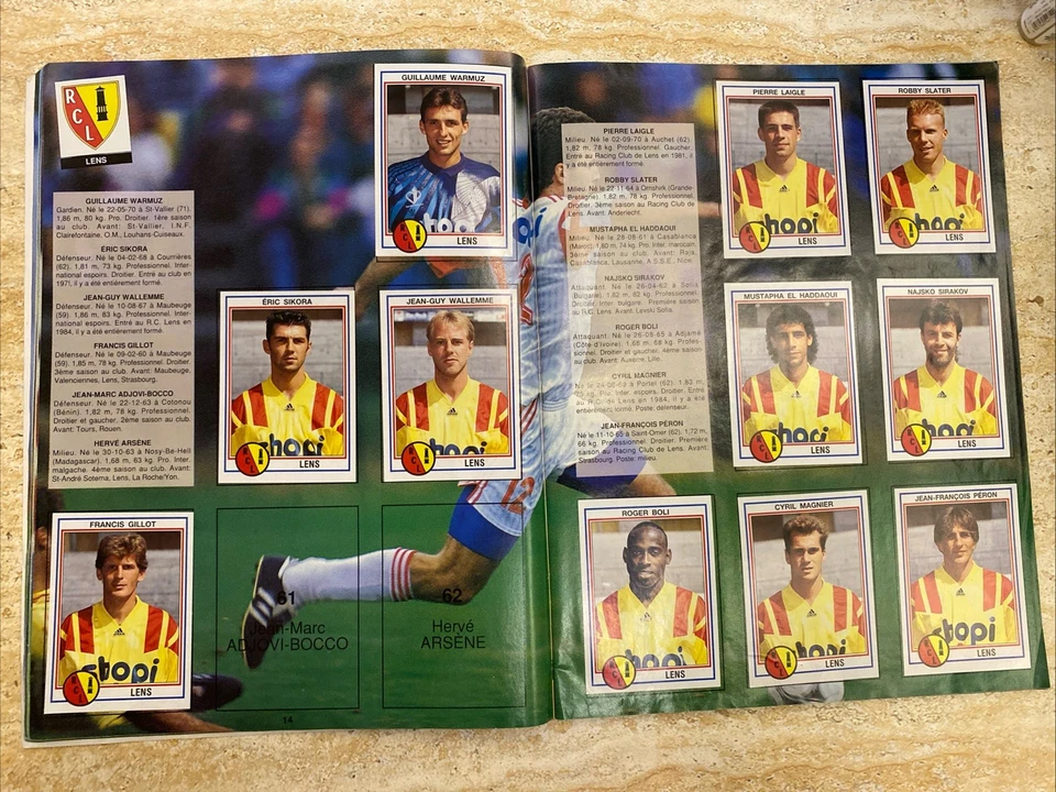 Album Panini Football Foot 93 Manque 125 Images - Photo 4/4