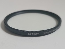 72mm UV PROTECTOR SCREW in OPTICAL GLASS FILTER by TIFFEN MADE in USA
