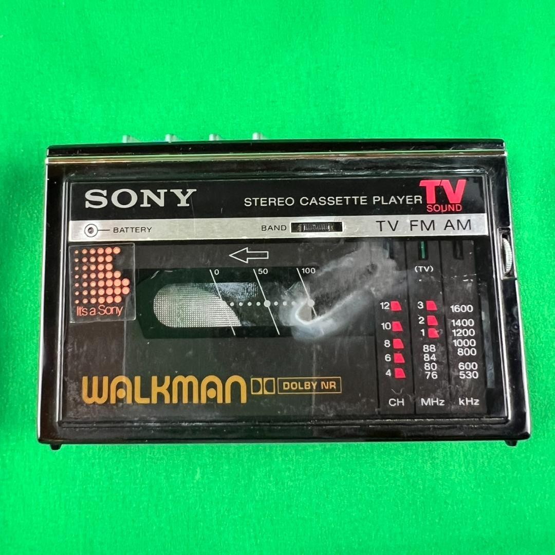 Vintage Sony Walkman WM-F30 Portable Cassette Player with FM AM Radio