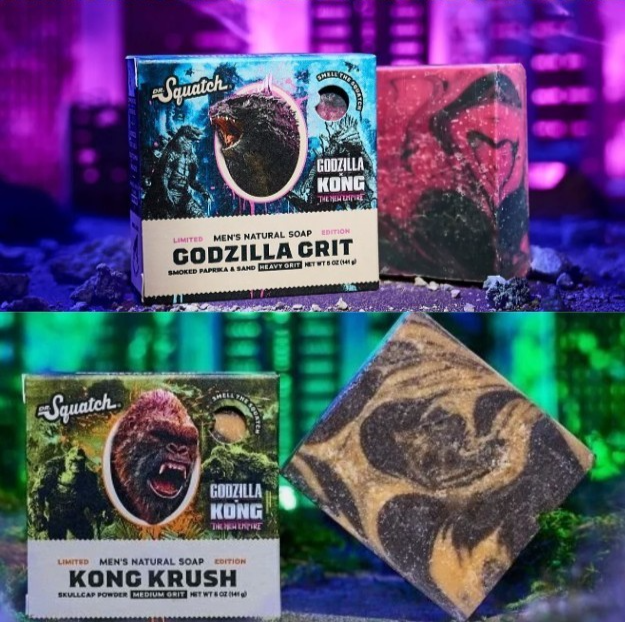 2 PACK Dr Squatch Godzilla Grit Kong Krush KING KONG TITANS