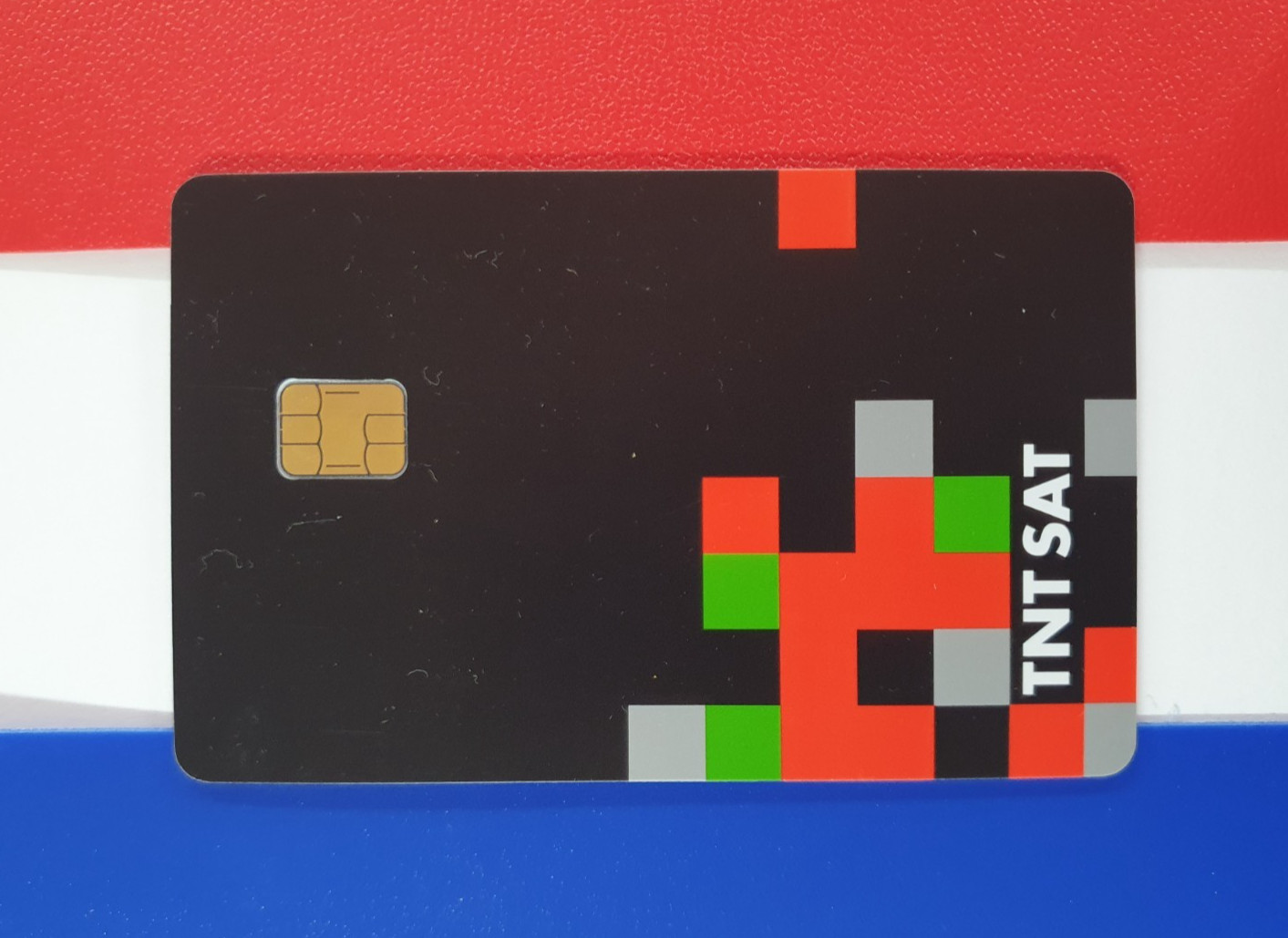 Carte à puce TNTSAT pour récepteur satellite valide 4 ans format standard