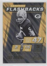 2017 Panini Absolute Fantasy Flashbacks Retail Paul Hornung #10 HOF 4ca