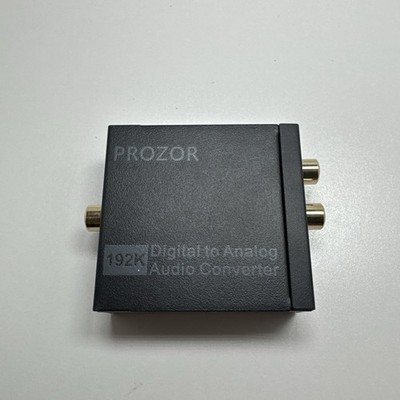 PROZOR 192KHz Digital to Analog Audio Converter DAC Digital SPDIF Optical to Ana